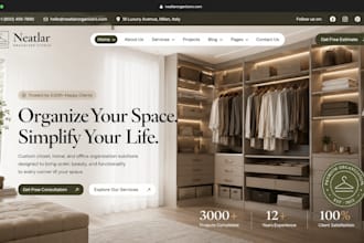 design squarespace organizer websit declutter squarespace home organization site