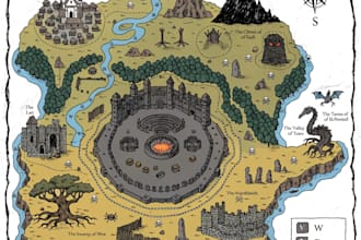 draw fantasy map regional or battle map city and rpg maps
