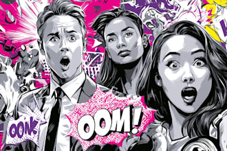 draw dynamic comic pages and detailed storyboards