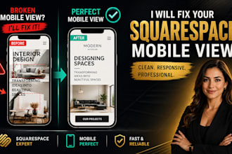 fix squarespace fluid engine mobile view, image overlap, and custom font CSS