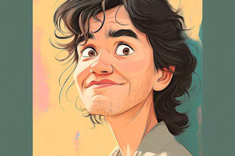 draw your avatar, cartoon, caricature portrait