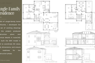 lo haré planos en 2d en autocad profesionales