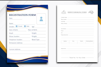 design professional fillable PDF forms