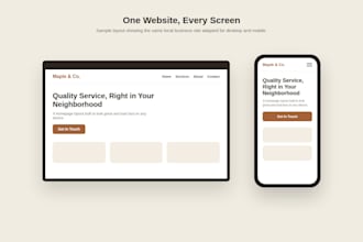 build an ai powered website for your cleaning trade or local business