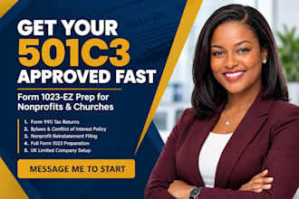 file your 501c3 form 1023 ez nonprofit tax exempt