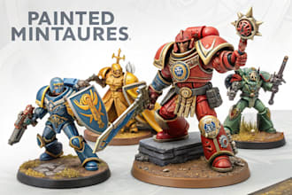 paint your warhammer 40k and fantasy miniatures
