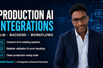 integrate production ai and llms into backend systems and workflows