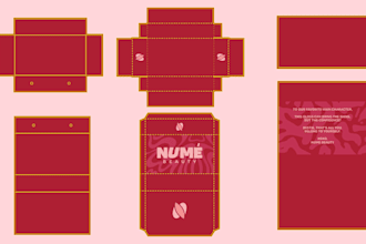 create mailer, rigid, shoe box, and polymailer bag dielines with design
