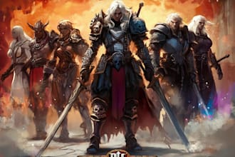 design an fantasy illustration