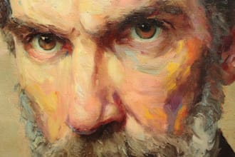 unique oil painting portrait