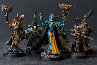 paint custom your warhammer 40k miniatures illustration