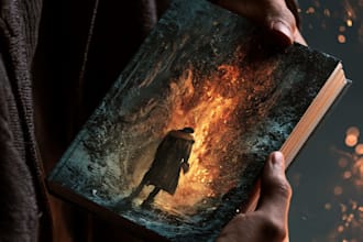 design premium fantasy book cover and ebook cover