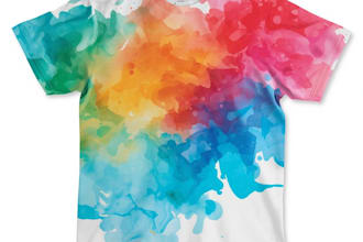 do custom watercolor style tshirt designs