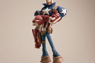 superhero character for comics