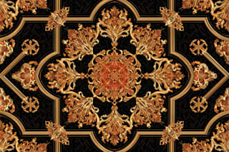 create a seamless pattern design or illustration for you