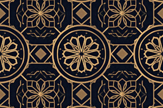 design original seamless patterns for textile