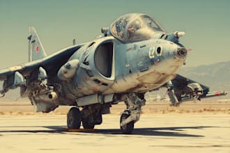 draw aircraft, airplane, helicopter into a vector cartoon