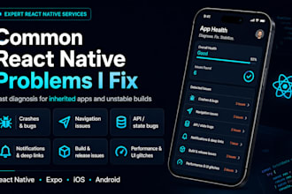 audit, fix and improve your react native app