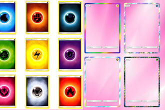 design custom pokemon binder artwork, pokemon tcg card design, trading card art