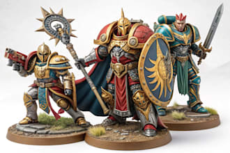 paint your warhammer 40k miniatures