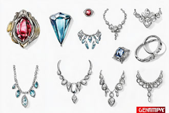 draw any type of complexity jewelry sketch
