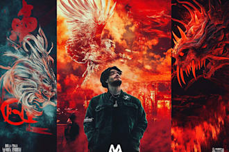 design album cover art or single cover artwork