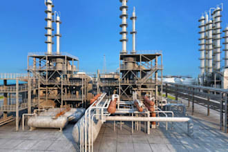 model 3d petrochemical plant, distillation towers and process equipment design