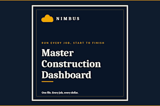 build a contractor estimating and job costing system in one spreadsheet