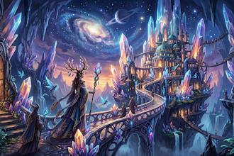 fantasy character art and fantasy character art