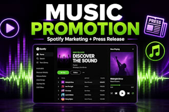 do music promotion, spotify playlist pitching and press release