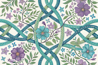 design unique seamless pattern, textile print, and packaging