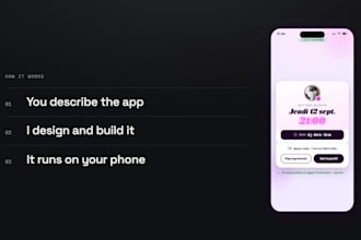 build your full mobile app with UI design, ready for the app stores