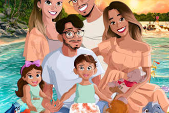 do disney cartoon portrait
