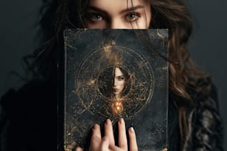 design dark fantasy and gothic book cover