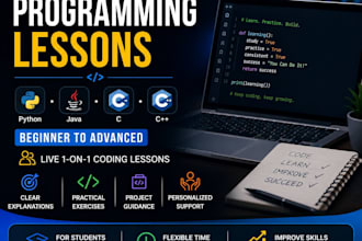 teach programming languages with practical coding lessons