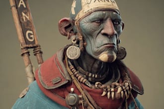 fantasy character art and fantasy character art