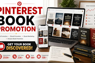 promote your book on pinterest for traffic and sales