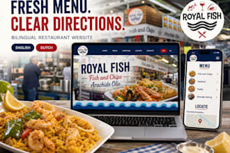 design and develop a bilingual business website that converts