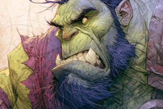 create visually engaging artwork for your comic project