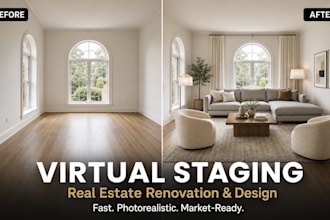do professional virtual home staging virtual furniture and virtual renovation