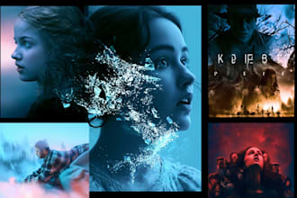 design a vintage or retro movie poster for indie films
