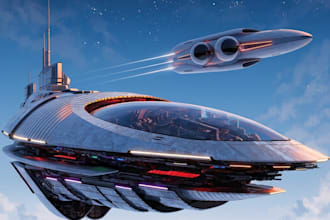 high quality concept art for spacecraft vehicles, spaceships