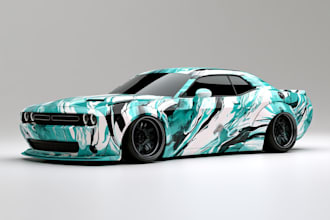 design a professional wrap for your car, bus, truck, etc