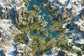 create custom fantasy maps for you