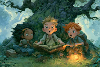 children book cover and children book illustrations