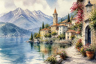 paint watercolor illustration and watercolor art