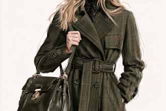 do a professional fashion illustration