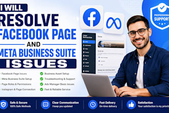 resolve facebook page and meta business suite issues