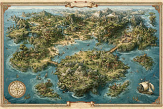 custom fantasy maps for you