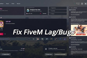 create, fix, and optimize your custom fivem server